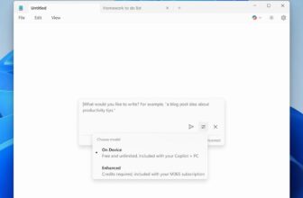 Notepad’s AI writing options will quickly run domestically on Copilot+ PCs
