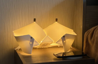 Origami-Impressed Crab Desk Lamp By Steel Goat Combines Gentle Mild And Sculptural Design