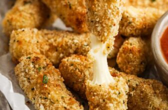 Air Fryer Mozzarella Sticks